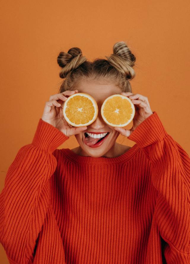 oranges-on-face
