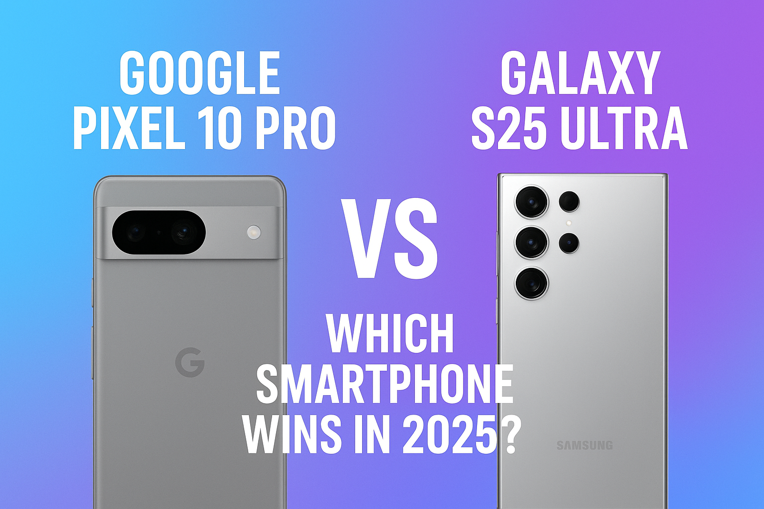 Google Pixel 10 Pro vs Galaxy