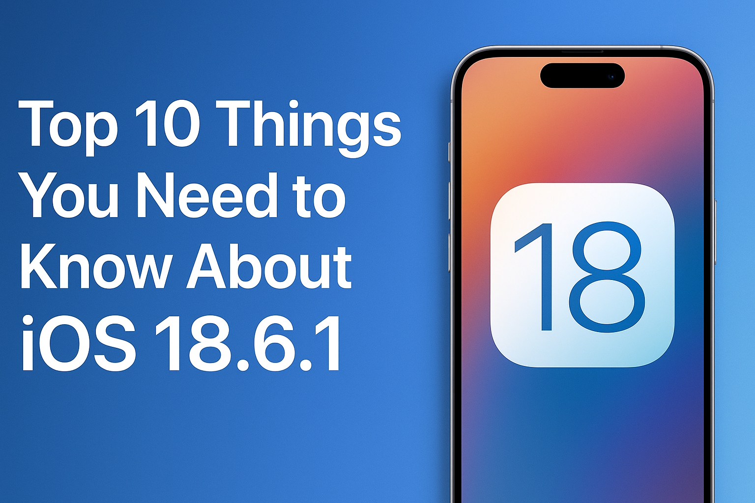 iOS 18.6.1