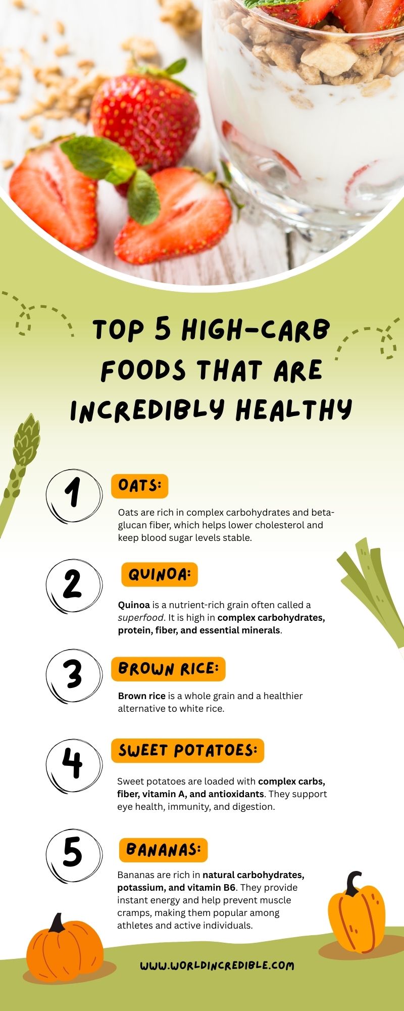 Top 5 High-Carb Foods That Are Incredibly Healthy