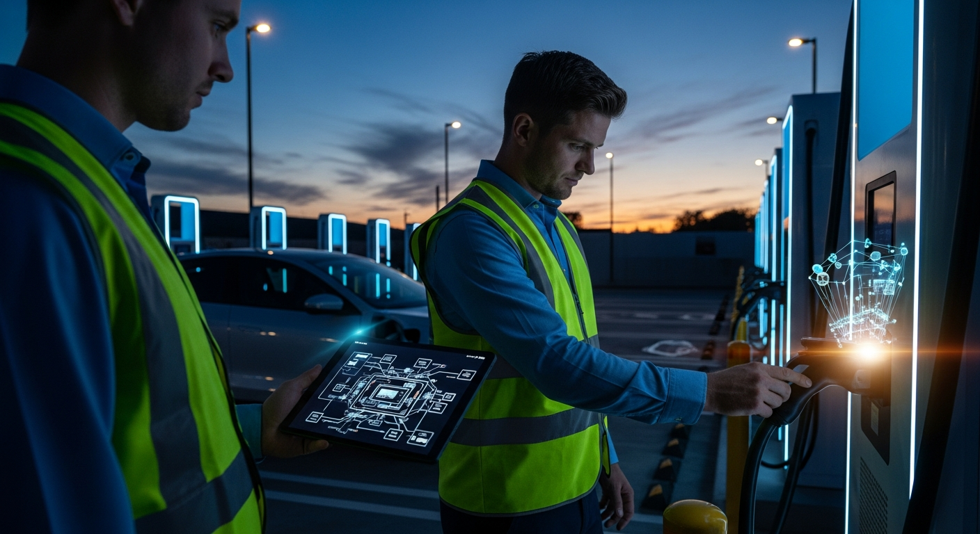 AI-Powered EV Infrastructure - Fixing Chargers Before They Break