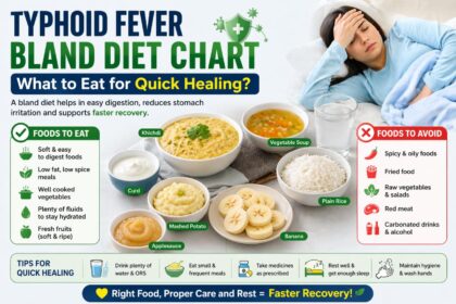 Typhoid Fever Bland Diet Chart