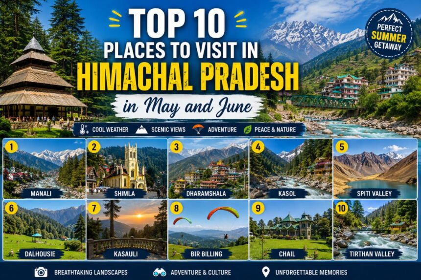Top 10 Places To Visit in Himachal Pradesh in May and June