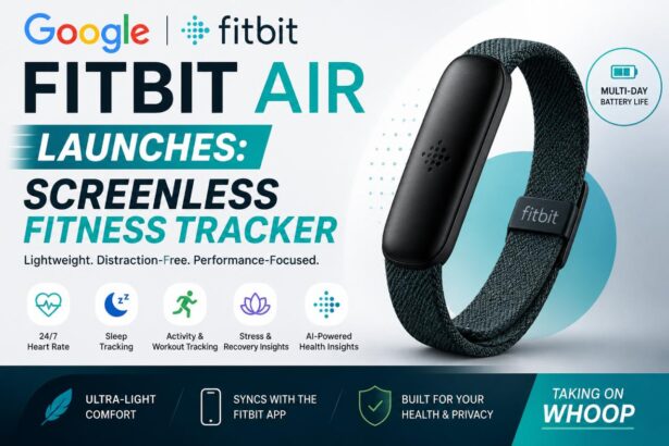 Google Fitbit Air Launches Fitness Tracker